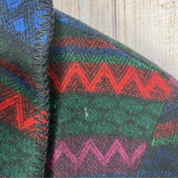 Vintage Katie Brooke Blazer coat Womens Sz 16 wool blend Aztec southwestern USA - Picture 9 of 12